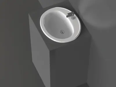 Basin Sink 49 3D model