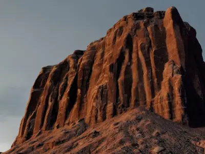 Monument Valley Merrick Butte 3D model