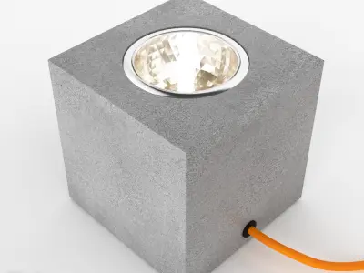 Q Floor lamp by Davide Groppi Free 3D model