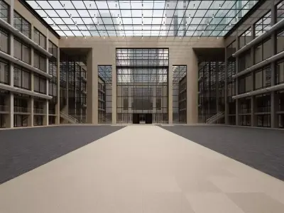 Bruxelles Justus Lipsius 3D model