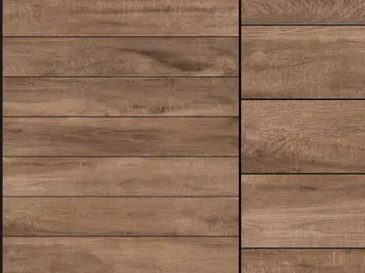 Decovita Woodlook Walnut 200x1200 Set 2 3D model