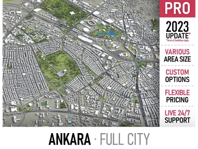 Ankara Low-poly 3D model