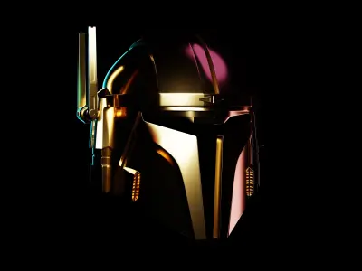 Mandalorian Helmet - Star Wars 3D model