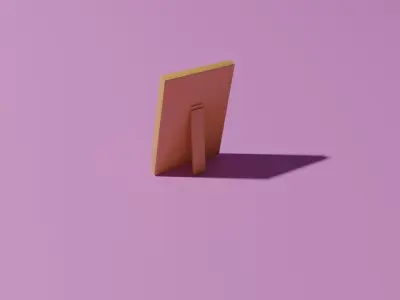 Picture frame 3D model 4