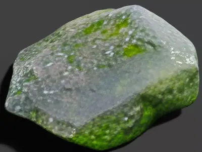 Two Stylized Boulders 3D model