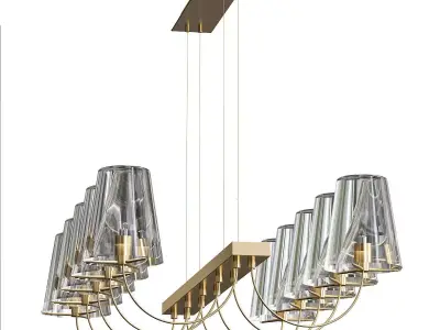 Imperial Chandelier 10 Loft Concept 3D model