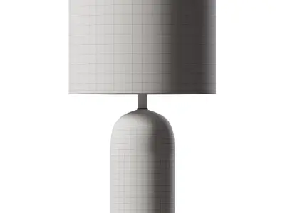 KINGSBURY WALNUT TABLE LAMP 3D model