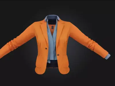 The Invisible Wardrobe  Minimalist Elegance Beyond Sight 3D model