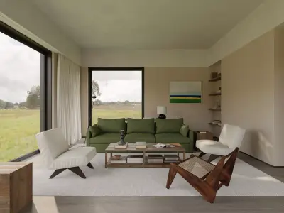 apartment interior scenes  3D model purchase