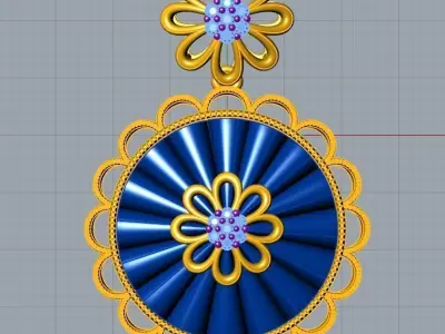 Rambagh Dome Pendant 3D print model