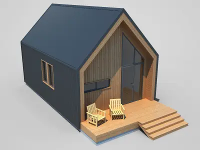 Small Barnhouse 3D model