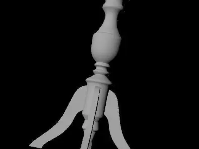 leg High quality 3d models for processing on a cnc machine  Free 3D model buy