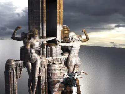 Gomorrah Tower structure  3D model