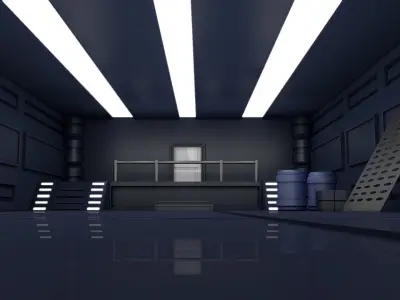 Sci Fi Room 3D model