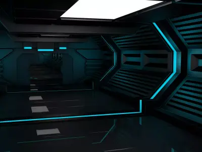 Sci Fi Corridor 3D model