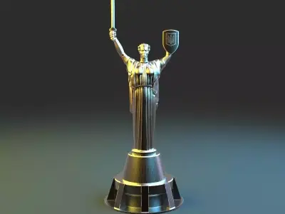 The Motherland Monument in  Kyiv Ukraine 3D print model