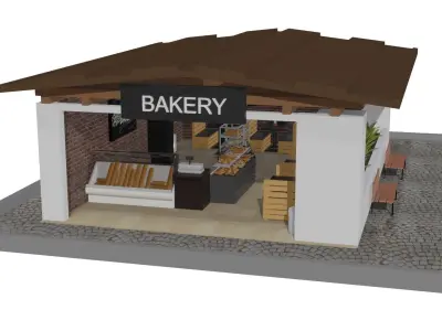 Bakery shop 3D model