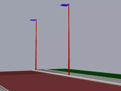 Streetlamp 02 3D model