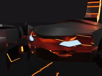 Sci-Fi Scorpion 3D model