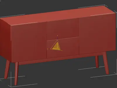 cabinet Bergen 3D model