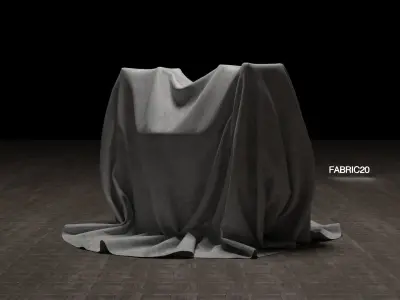Fabric Cover 20 Low-poly 3D model
