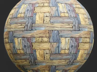  Stylized Wood Seamless Texture Texture