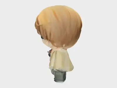 Divine Judgement Intense Light Yagami Figurine Low-poly 3D model