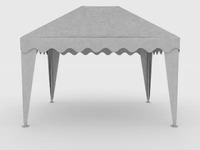 Gazebo Tent 8 250 cm X 350 cm 3D model