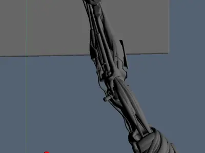 robot arm 3D print model get