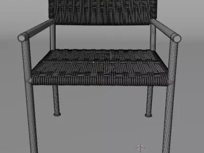 Chair for Terrace - Balcony Chair 3D model