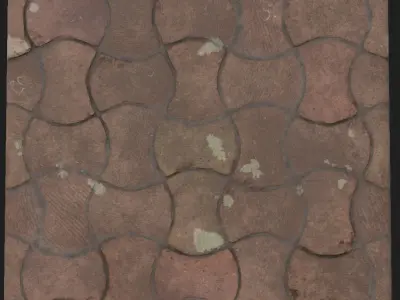 Sidewalk stone ball Texture