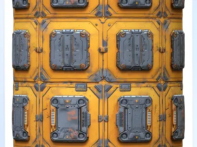 Sci-FI Seamless Texture Texture 24