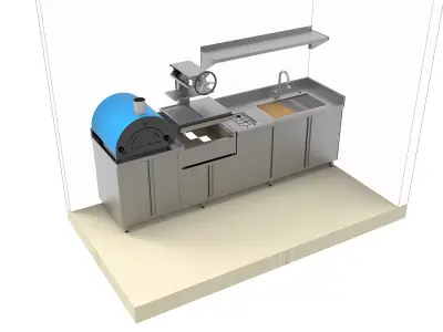 OUT DOOR KITCHEN  3D model