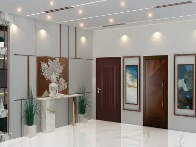 HALL INTERIOR  Free 3D model