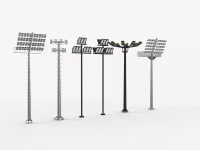 high mast light 3D model