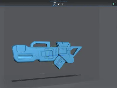Sci-Fi Blaster 3D print model