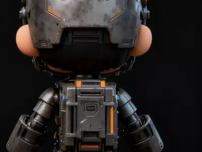 Stellar Vault Guardian 3D print model