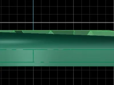 Facet pendant 3D print model