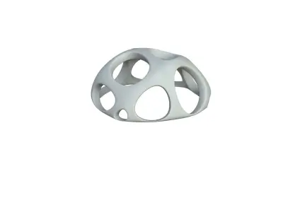 SciFi Cube Object No 57342 Low Poly Shape Low-poly 3D model