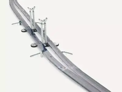 Pont Flaubert low poly Low-poly 3D model