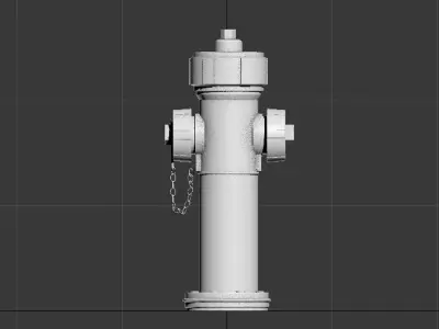 Fire Hydrant - Safety and Emergency Equipment Low-poly 3D model