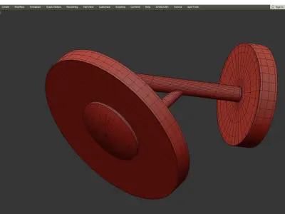 VEMI SCONCE Low-poly 3D model