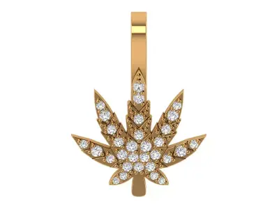 Leaf Pendant 3D print model purchase