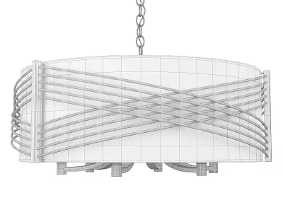 ZARA CHANDELIER Low-poly 3D model