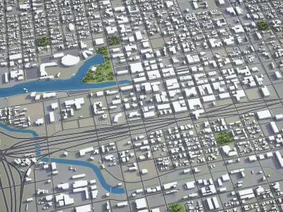 Stockton Low-poly 3D model