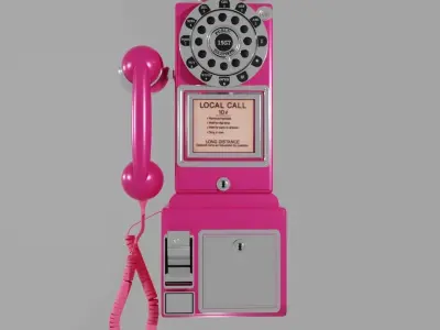 telephone 3D model