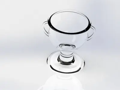 bear glass 3D model