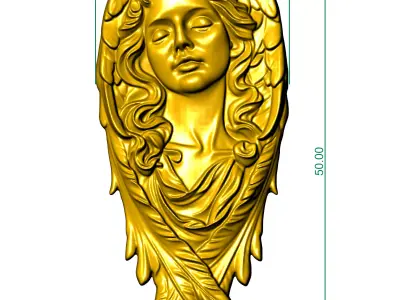 Angel Relief 3D print model