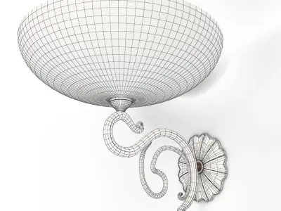 Antique Wall Lamp Thornton 3D model