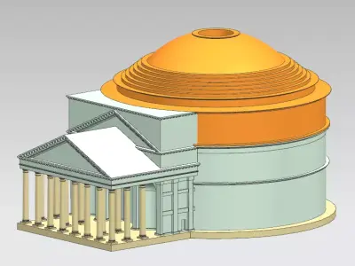 Pantheon 3D print model